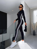 Mune | Dynamischer Jumpsuit mit Streifen
