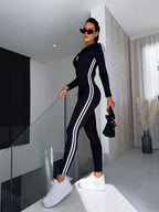 EB | Dynamischer Jumpsuit Mit Streifen