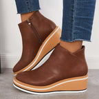 Chic Wedge Boots – Mila EB