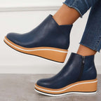 Chic Wedge Boots – Mila EB