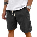 EB | Herren Casual Kordelzug Cord Shorts