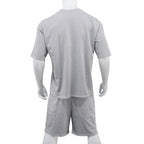 EB | Lockeres T-Shirt Shorts einfarbiges Set