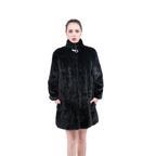 Damen Kunstfell Mantel EB