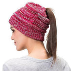 Knit Ponytail Beanie