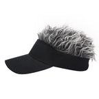 Elegante Sonnenkappe mit Haar