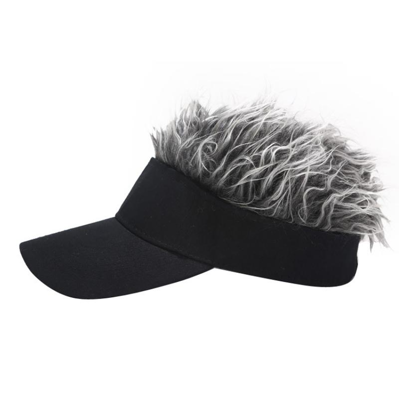 Elegante Sonnenkappe mit Haar