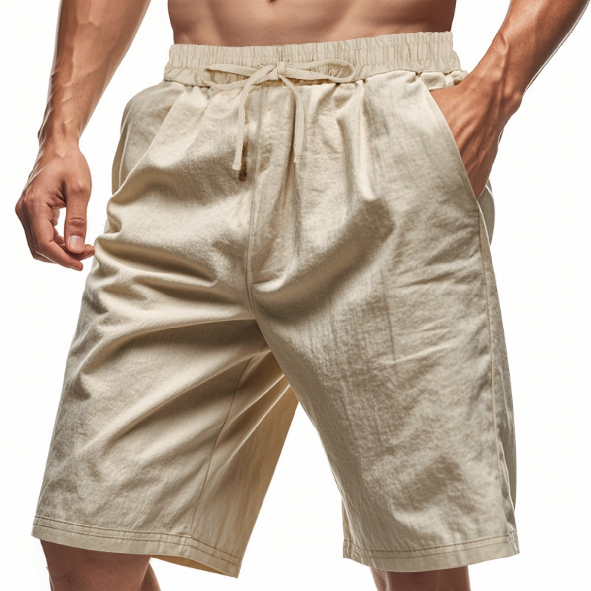 EB | Fünf-Punkt-Shorts aus Leinen