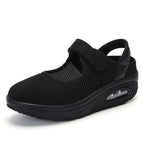 Damen Sportliche Slip-On Aqua-Schuhe mit praktischem Klettverschluss EB