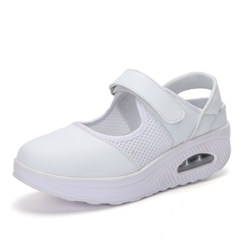 Damen Sportliche Slip-On Aqua-Schuhe mit praktischem Klettverschluss EB