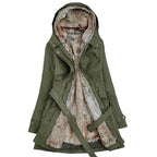 Damen Langer Winterparka mit weichem Innenfutter von EB