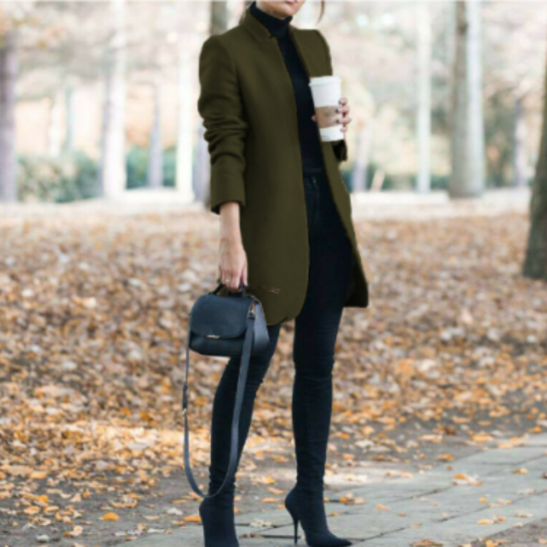 EB | Damen Stehkragen Mantel - Winter