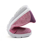 Damen Bequeme Slip-On Schuhe mit elastischem Obermaterial EB