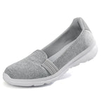 Damen Bequeme Slip-On Schuhe mit elastischem Obermaterial EB