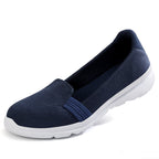 Damen Bequeme Slip-On Schuhe mit elastischem Obermaterial EB