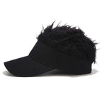 Elegante Sonnenkappe mit Haar