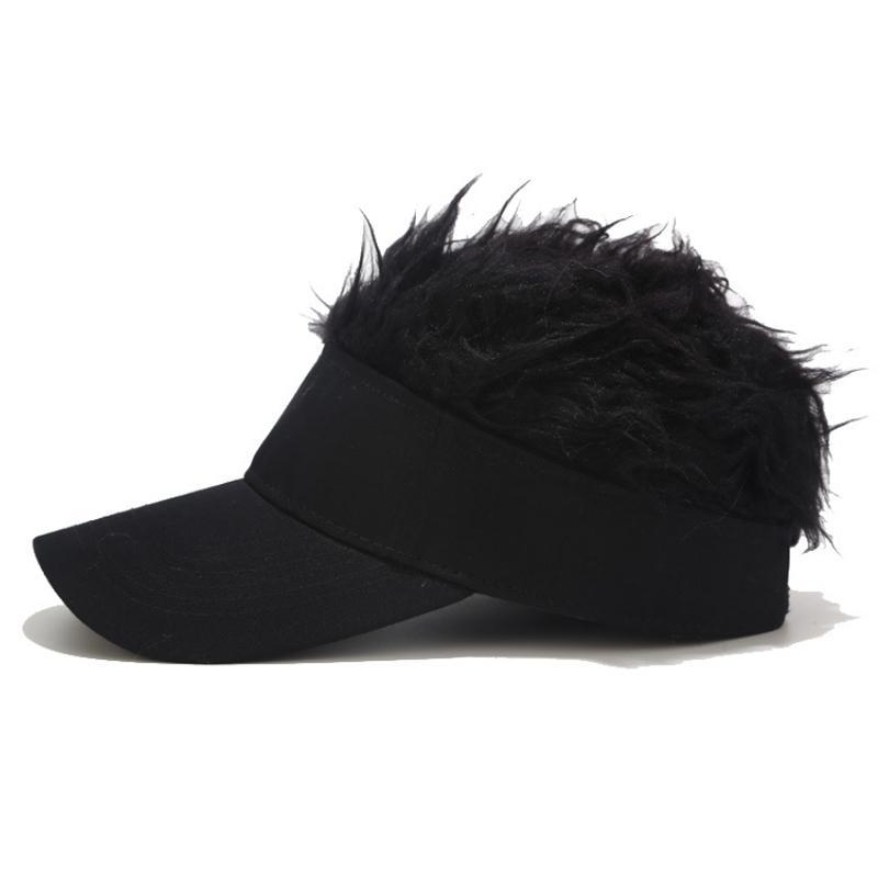 Elegante Sonnenkappe mit Haar
