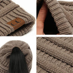 Knit Ponytail Beanie
