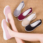 Damen Bequeme Ballerinaschuhe EB