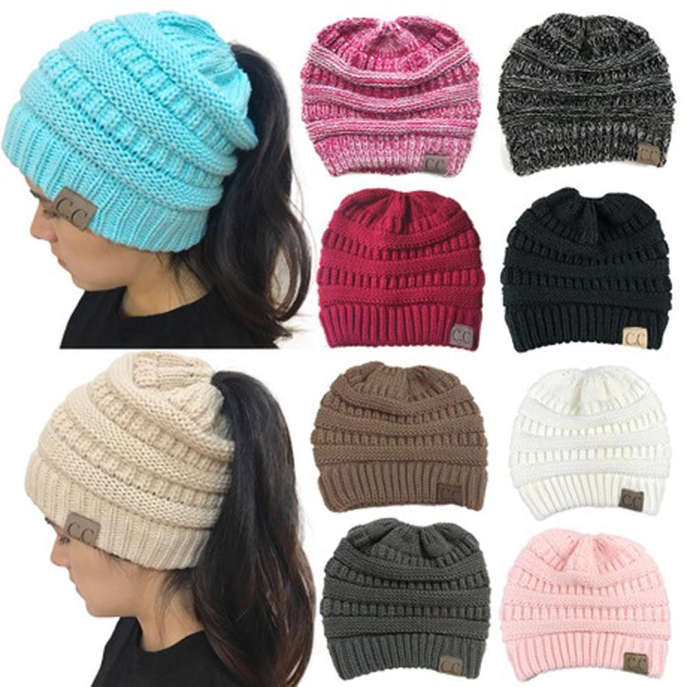 Knit Ponytail Beanie