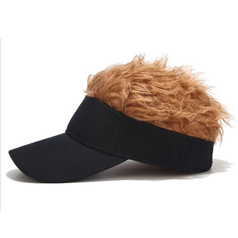 Elegante Sonnenkappe mit Haar