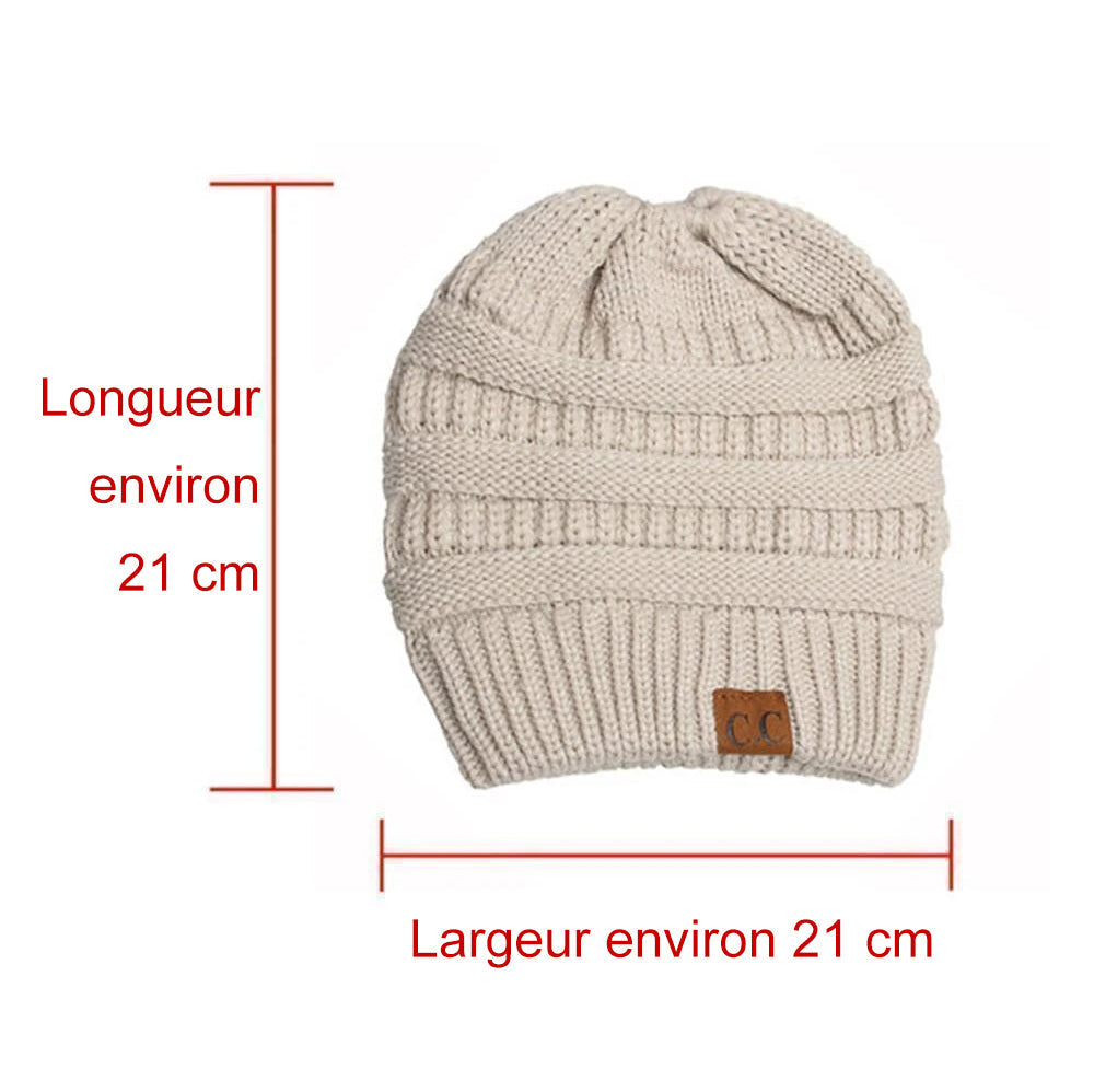 Knit Ponytail Beanie