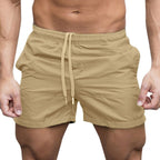 Herren Badeshorts mit elastischem Bund und Kordelzug EB