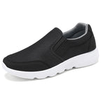 Damen Atmungsaktive Slip-On Freizeitschuhe mit elastischer Sohle EB