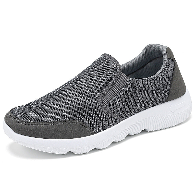 Damen Atmungsaktive Slip-On Freizeitschuhe mit elastischer Sohle EB