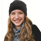 Noor Wintermütze aus Seide & Wolle (Anti-Frizz)