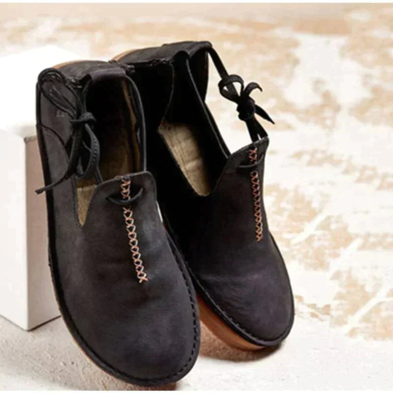 Stylische Leder Schuhe Für Den Herbst EB