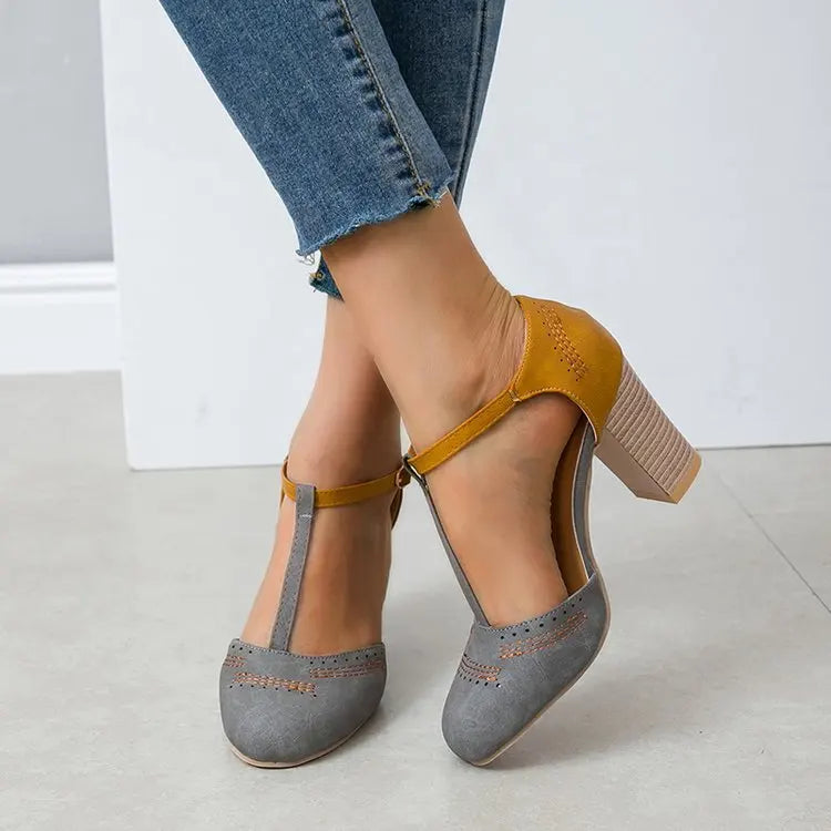 Blaue DamenPumps EB
