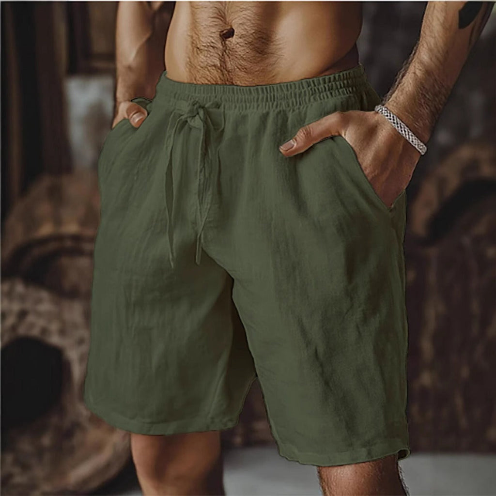 EB | Herren-Schnürshorts aus Baumwolle