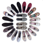 Damen Bequeme Slip-On Freizeitschuhe mit atmungsaktivem Obermaterial EB