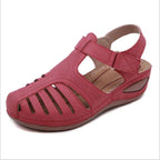 Damen Bequeme luftige Sandalen mit modischen Cut-Outs EB