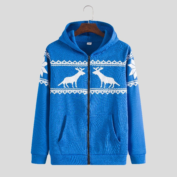 Damen Kapuzenjacke mit tierisch-modernem Design und praktischen Eingrifftaschen EB