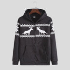 Damen Kapuzenjacke mit tierisch-modernem Design und praktischen Eingrifftaschen EB