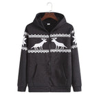 Damen Kapuzenjacke mit tierisch-modernem Design und praktischen Eingrifftaschen EB