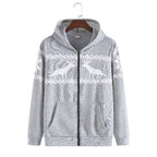 Damen Kapuzenjacke mit tierisch-modernem Design und praktischen Eingrifftaschen EB