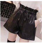 Damen Elegante Shorts mit weitem Gummibund und praktischen Taschen EB