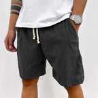 EB | Herren Casual Kordelzug Cord Shorts