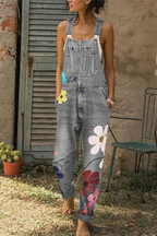 Ärmelloser Jeans-Jumpsuit