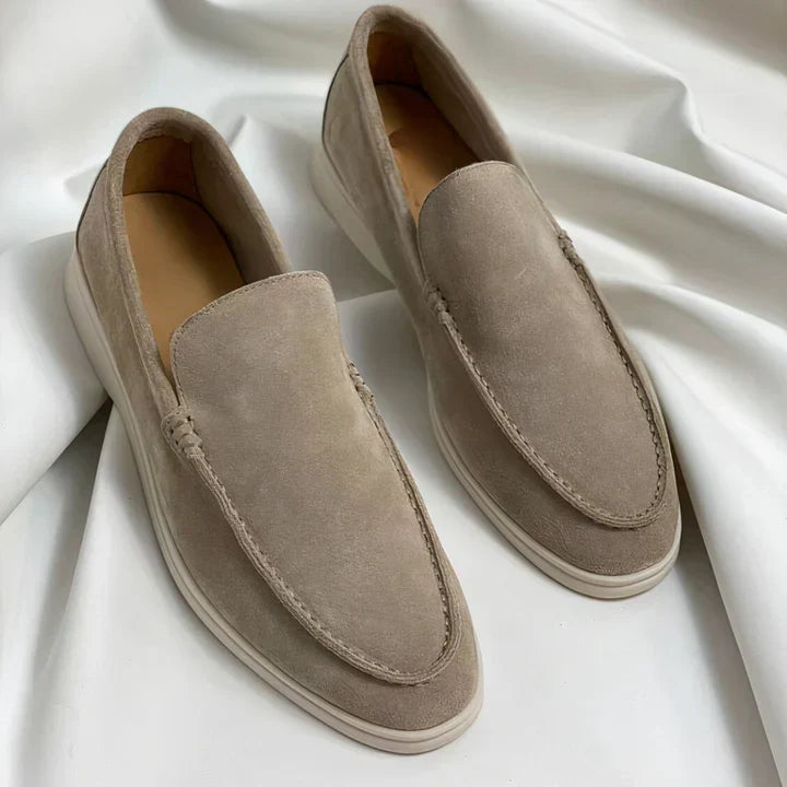 Vintage Leder Herren Slipper EB