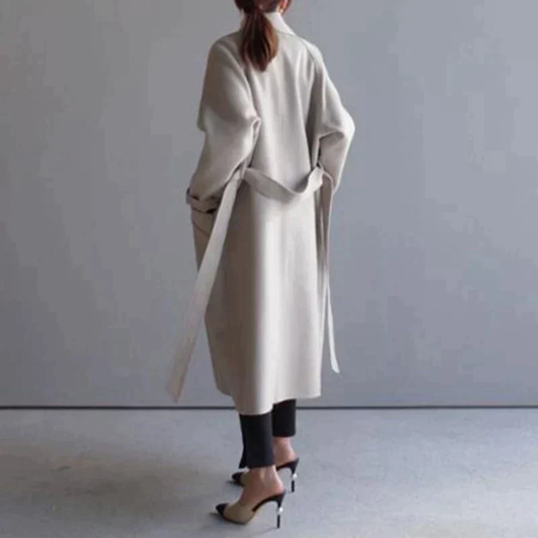 EB | Damen Warme Trench Mantel - Langarm