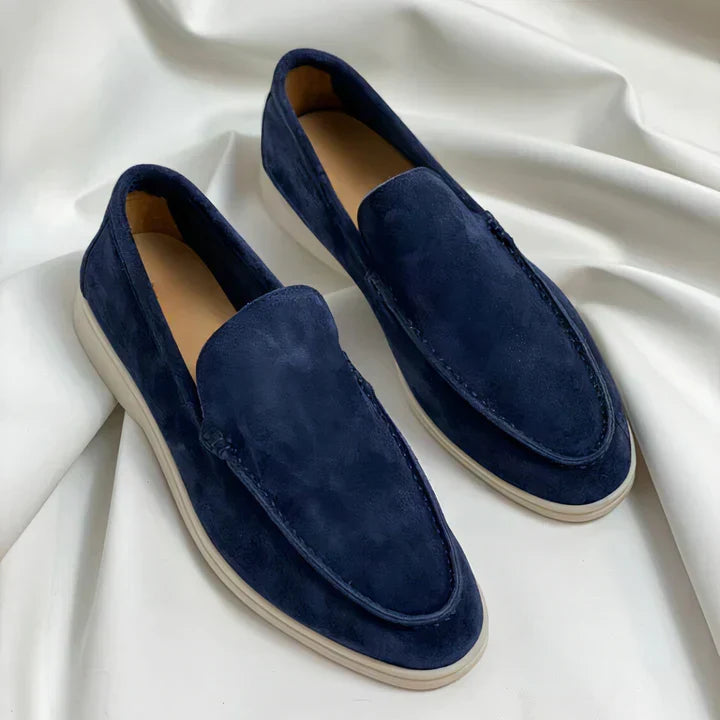 Vintage Leder Herren Slipper EB