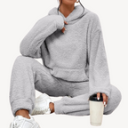 EB | Damen Fleece-Loungewear-Set Trainingsanzug