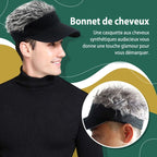 Elegante Sonnenkappe mit Haar