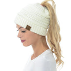 Knit Ponytail Beanie