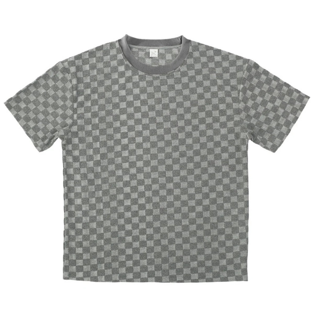 EB | Schachbrettmuster Kurzarm-Shorts-Set