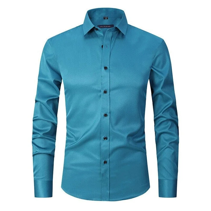 Bügelfreies Stretch Hemd Herren Slim Fit | EB