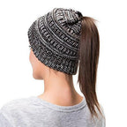 Knit Ponytail Beanie